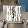 Kentucky Leopard Bolt | DTF Transfer Ready to Press | Distressed State Heat Transfer