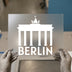Berlin Brandenburg Gate | DTF Transfer Ready to Press | Iconic Landmark Heat Transfer