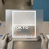 Tokyo Japan Coordinates | DTF Transfer Ready to Press | Minimalist Heat Transfer