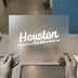 Houston Texas Script | DTF Transfer Ready to Press | Modern Calligraphy Heat Transfer