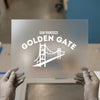 San Francisco Golden Gate Bridge | DTF Transfer Ready to Press | Iconic Landmark Heat Transfer