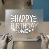 Happy Birthday To Me | DTF Transfer Ready to Press | Celebratory Text Heat Transfer