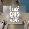 I Like Cats More Than People | DTF Transfer Ready to Press | Whimsical Quote Heat Transfer