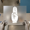 Three Finger Salute | DTF Transfer Ready to Press | Iconic Hand Gesture Heat Transfer