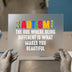 Autism Awareness Puzzle Ribbon | DTF Transfer Ready to Press | Motivational Quote Heat Transfer