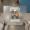 Spooky Summer Skeleton | DTF Transfer Ready to Press | Retro Grunge Heat Transfer
