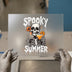 Spooky Summer Skeleton | DTF Transfer Ready to Press | Retro Grunge Heat Transfer
