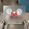 Mama Minnie Mouse Ears | DTF Transfer Ready to Press | Cartoon Heat Transfer
