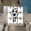 Soccer Mom Lightning Bolt | DTF Transfer Ready to Press | Distressed Heat Transfer