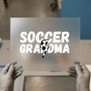 Soccer Grandma Bolt | DTF Transfer Ready to Press | Sporty Distressed Heat Transfer