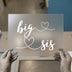 Big Sis Heart Script | DTF Transfer Ready to Press | Cute Sibling Heat Transfer