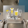 Minnie Bar Cocktails | DTF Transfer Ready to Press | Fun Bar Cart Heat Transfer