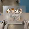Spooky Season Ghosts & Blooms | DTF Transfer Ready to Press | Halloween Heat Transfer