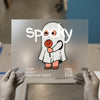 Spooky Ghost Candy | DTF Transfer Ready to Press | Halloween Heat Transfer