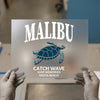 Malibu Turtle | DTF Transfer Ready to Press | Coastal Style Heat Transfer
