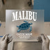 Malibu Turtle | DTF Transfer Ready to Press | Coastal Style Heat Transfer