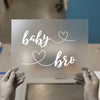 Baby Bro Script | DTF Transfer Ready to Press | Elegant Calligraphy Heat Transfer