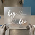 Big Bro Heart Script | DTF Transfer Ready to Press | Kids' Apparel Heat Transfer