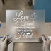 Love & Food | DTF Transfer Ready to Press | Inspirational Quote Heat Transfer