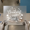Cooking with Love | DTF Transfer Ready to Press | Kitchen Theme Heat Transfer