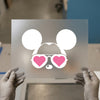 Heart Eyes Mouse | DTF Transfer Ready to Press | Iconic Cartoon Heat Transfer