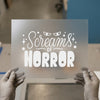 Screams of Horror Halloween | DTF Transfer Ready to Press | Spooky Heat Transfer