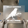 Hello Darkness My Old Friend Crow Coffee | DTF Transfer Ready to Press | Humorous Cafe Heat Transfer