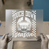 Touchdown Season Football Helmet | DTF Transfer Ready to Press | Sports Fan Heat Transfer