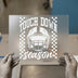 Touchdown Season Football Helmet | DTF Transfer Ready to Press | Sports Fan Heat Transfer