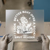 Smut Reader Skeleton DTF Transfer Ready to Press | Humorous Goth Heat Transfer
