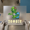 Zombie Design | DTF Transfer Ready to Press | Cartoon Heat Transfer