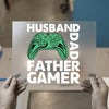 Husband Dad Gamer | DTF Transfer Ready to Press | Gaming Controller Heat Transfer