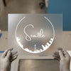 Seattle Skyline | DTF Transfer Ready to Press | Cityscape Heat Transfer