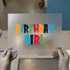 Birthday Girl DTF Transfer Ready to Press | Playful Heat Transfer Iron On