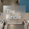 The Finale | DTF Transfer Ready to Press | Minimalist White Text Heat Transfer