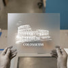 Colosseum Sketch Outline | DTF Transfer Ready to Press | Architectural Heat Transfer
