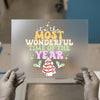 It's The Most Wonderful Time | DTF Transfer Ready to Press | Retro Christmas Heat Transfer