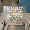 Jolliest Bunch Assholes | DTF Transfer Ready to Press | Retro Holiday Heat Transfer