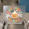 Hot Cocoa Vibes | DTF Transfer Ready to Press | Retro Christmas Heat Transfer