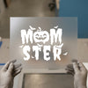 Momster Halloween | DTF Transfer Ready to Press | Spooky Cute Heat Transfer