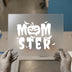 Momster Halloween | DTF Transfer Ready to Press | Spooky Cute Heat Transfer