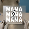 Distressed Mama Soccer Bolt | DTF Transfer Ready to Press | Game Day Heat Transfer
