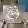 Sprinkles Donut Love | DTF Transfer Ready to Press | Quirky Cartoon Heat Transfer
