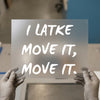 I Latke Move It | DTF Transfer Ready to Press | Hanukkah Humor Heat Transfer