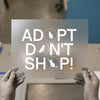 Adopt Don't Shop Animals | DTF Transfer Ready to Press | Pet Lover Heat Transfer