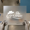 The Groom Hat | DTF Transfer Ready to Press | Wedding Script Heat Transfer