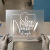 Sleep All Day Nurse All Night | DTF Transfer Ready to Press | Motivational Quote Heat Transfer