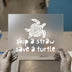 Skip a Straw Save a Turtle | DTF Transfer Ready to Press | Eco-Friendly Heat Transfer
