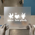 Peace Love Plants | DTF Transfer Ready to Press | Nature Inspired Heat Transfer