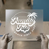 Family Trip Beach Vibes 2023 | DTF Transfer Ready to Press | Retro Style Heat Transfer